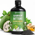 Soursop Bitters Liquid – Herbal Detox Formula with Soursop Turmeric Moringa &amp Black Seed by NutraPeaks – Supports Immune Health &amp Digestive Balance – 16 fl oz
