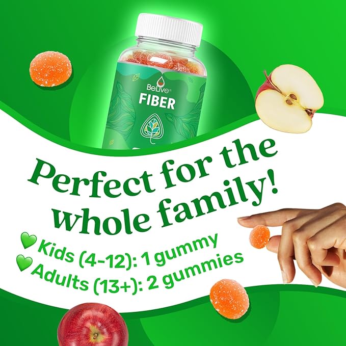 BeLive Digestion Bundle Fiber and Apple Cider Vinegar for Digestive Support and Overall Gut Health