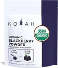 KOYAH - Organic BlackBerry Powder: 30 Servings (1 Scoop = 1/4 Cup Fresh): Freeze-Dried Whole-Berry Powder Raw