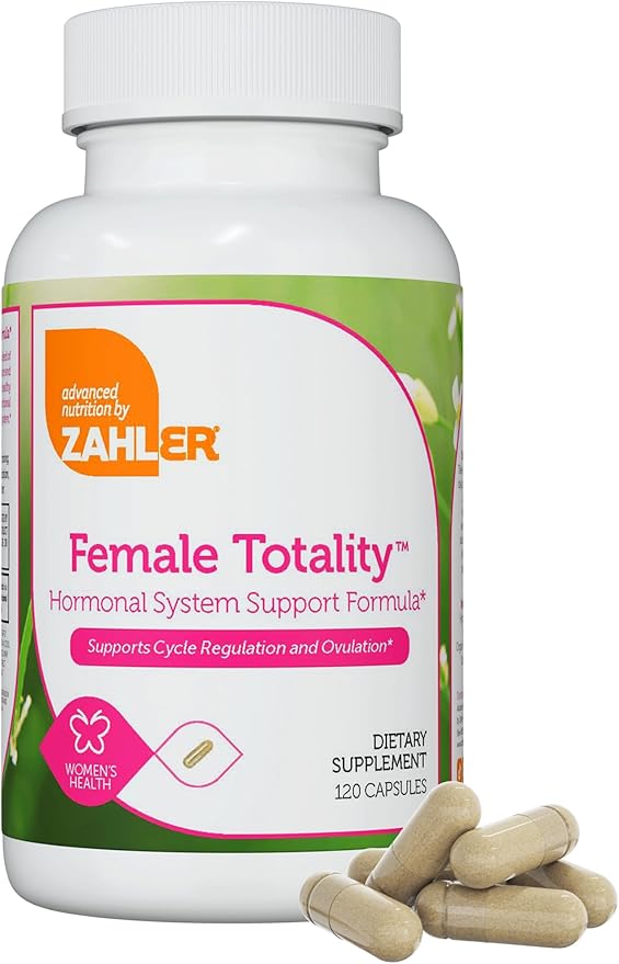 Zahler Female Totality Fertility Supplements for Women Fertility Prenatal Vitamins Certified Kosher 120 Capsules