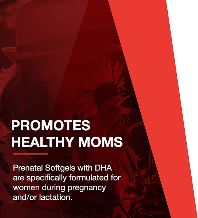 PROTOCOL FOR LIFE BALANCE Pre-Natal Multivitamin with DHA - 250 mg DHA - for Pregnancy &amp Lactation Support* - with DHA Calcium Copper B12 &amp Vitamin C - Halal &amp Dairy Free - 90 Softgels