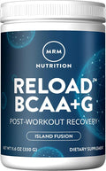 MRM BCAA+G Reload Post-Workout Powder-For Women &amp Men-BCAA &amp L'Glutamine with CarnoSyn Beta-Alanine Amino Acids Muscle Recovery &amp Hydration Keto Vegan Gluten Free - 26 Servings Islan