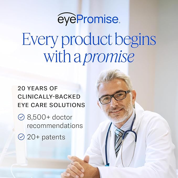 EyePromise Restore Eye Health Supplements - 60 Softgels 30-Day Supply - Omega 3 Supplement for Aging Eyes with Lutein and Zeaxanthin Fish Oil EPA DHA &amp Eye Vitamins and Nutrients