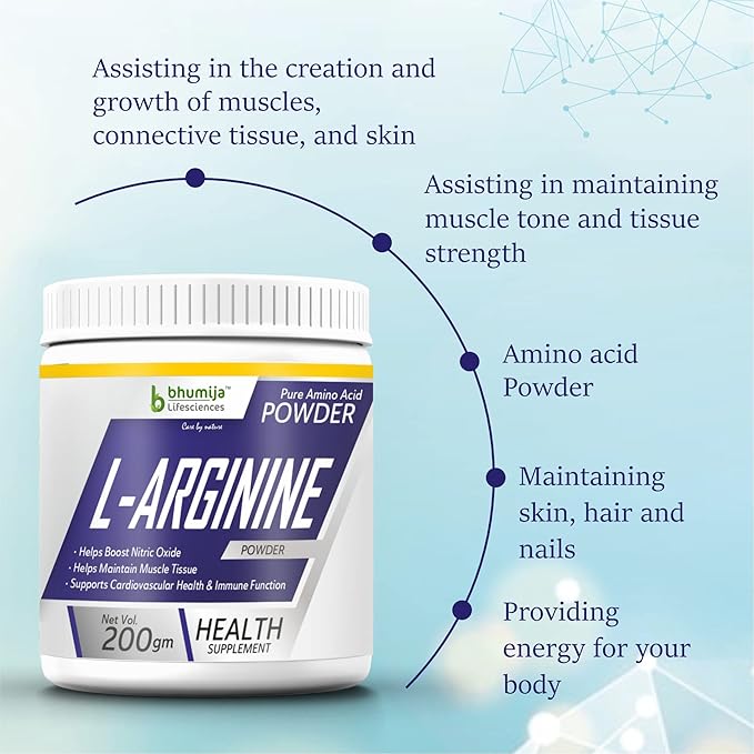 Bhumija Lifesciences L-Arginine Pre Workout (Amino Acid) Powder 200g.