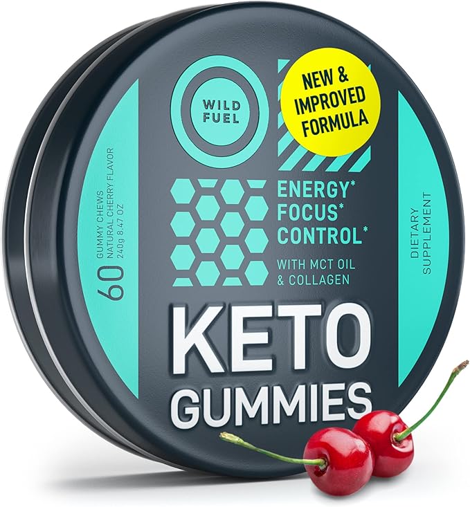 WILD FUEL Keto Candy with MCT Oil and Collagen and Digestive Enzymes with Probiotic and Prebiotic Bundle