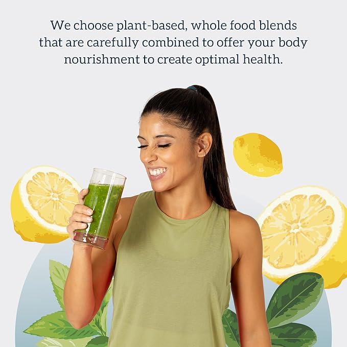 Organifi Green Juice - Powder Supplement with Organic Spirulina Ashwagandha and Chlorella - Helps Achieve Fitness Goals and Reduce Cortisol Levels 30-Day Supply