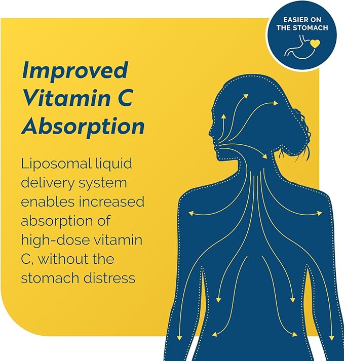 Researched Nutritionals C-RLA - Liposomal Vitamin C with R Lipoic Acid to Support Detox - Vegan &amp Soy-Free Vitamin C Liquid Vanilla Caramel Flavor (10 Fl Oz)