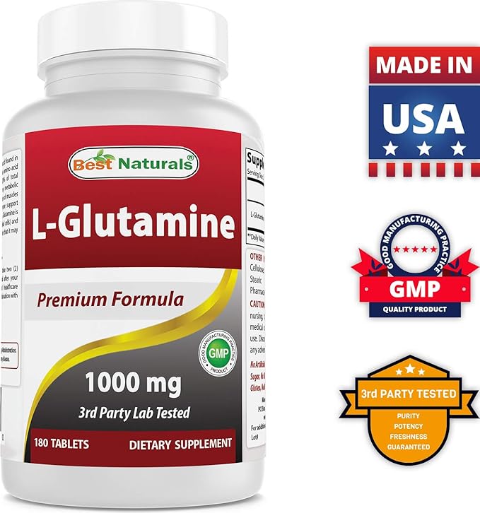 Best Naturals L-Carnitine 1000mg &amp L-Glutamine 1000mg