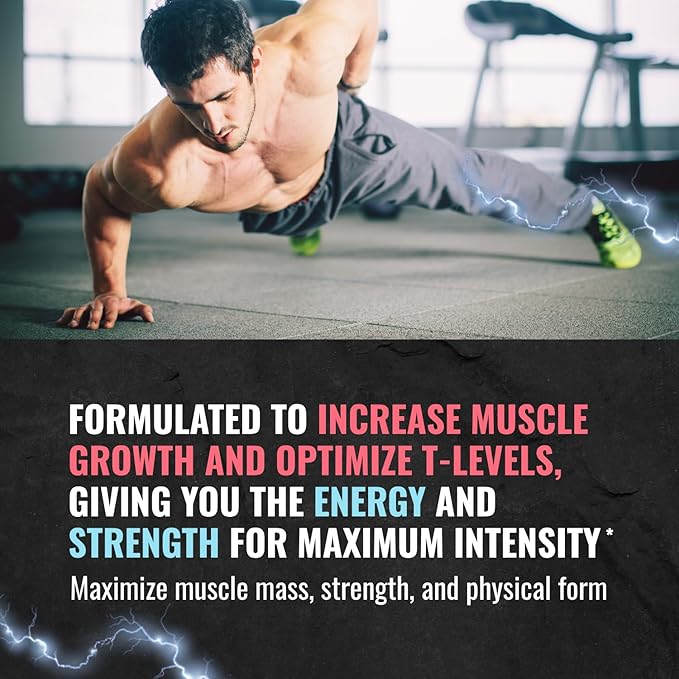 Male Perform - Male Enhancing Supplement for Energy Stamina Performance &amp Vitality Pills for Men with L-Arginine and Tribulus - Boost Muscle Growth Size Strength and Endurance 60 Tablets