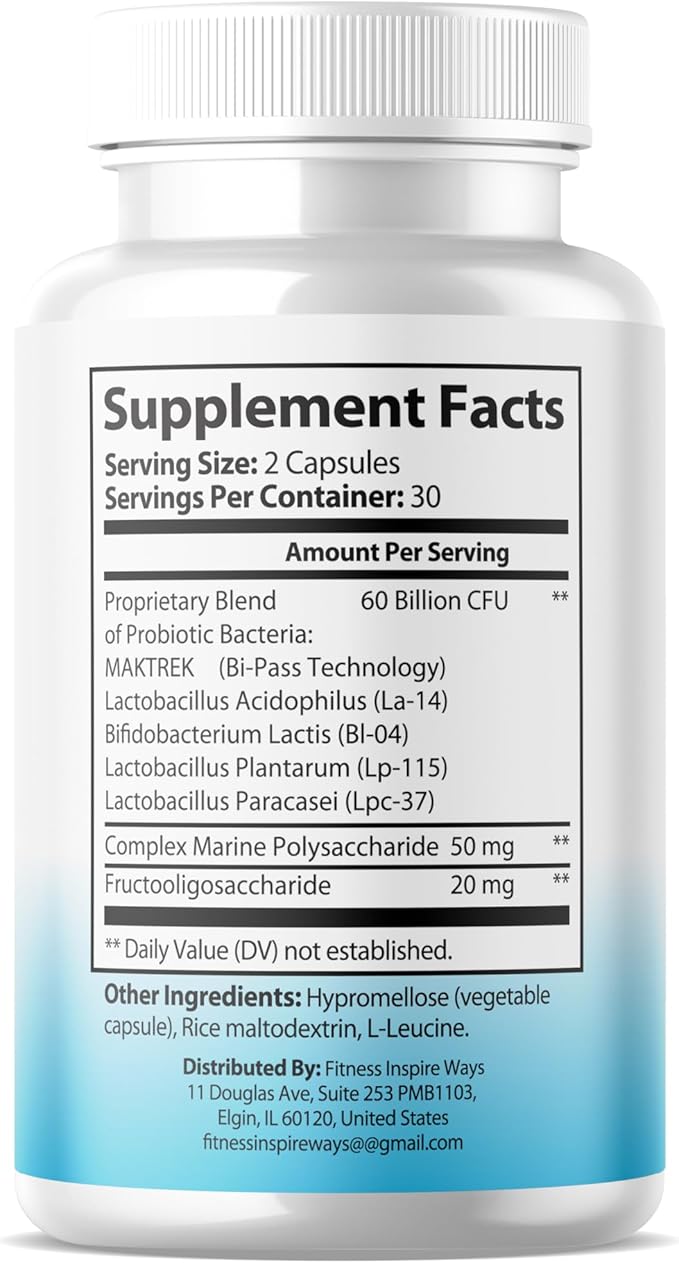 Oral Probiotics Supplement – 60 Billion CFU Probiotic Supports Healthy Teeth Gums Mouth Cavities Oral Defense and Fresh Breath &amp Daily Oral Wellness (60 Capsule)