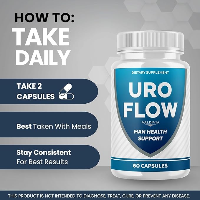 Valdivia (5 Pack UroFlow Capsules – All Natural UroFlow Supplement Pills for Maximum Strength Premium URO Flow Official Reviews (300 Capsules)
