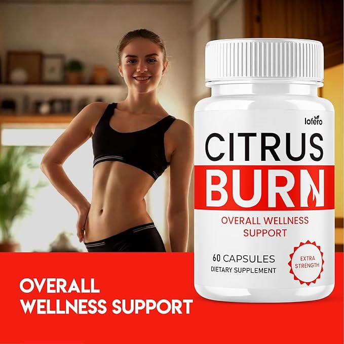(3 Pack) Citrus Burn Capsules CitrusBurn Supplement Advanced Loss Support Formula Pills Premium All-Natural Daily Vitamin Maximum Energy Healthy Digestion Overall Health Wellness Reviews (180 ct)
