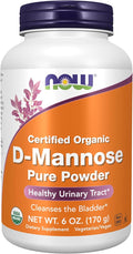 NOW Foods Supplements D-Mannose Powder Non-GMO Project Verified Healthy Urinary Tract* 6-Ounce