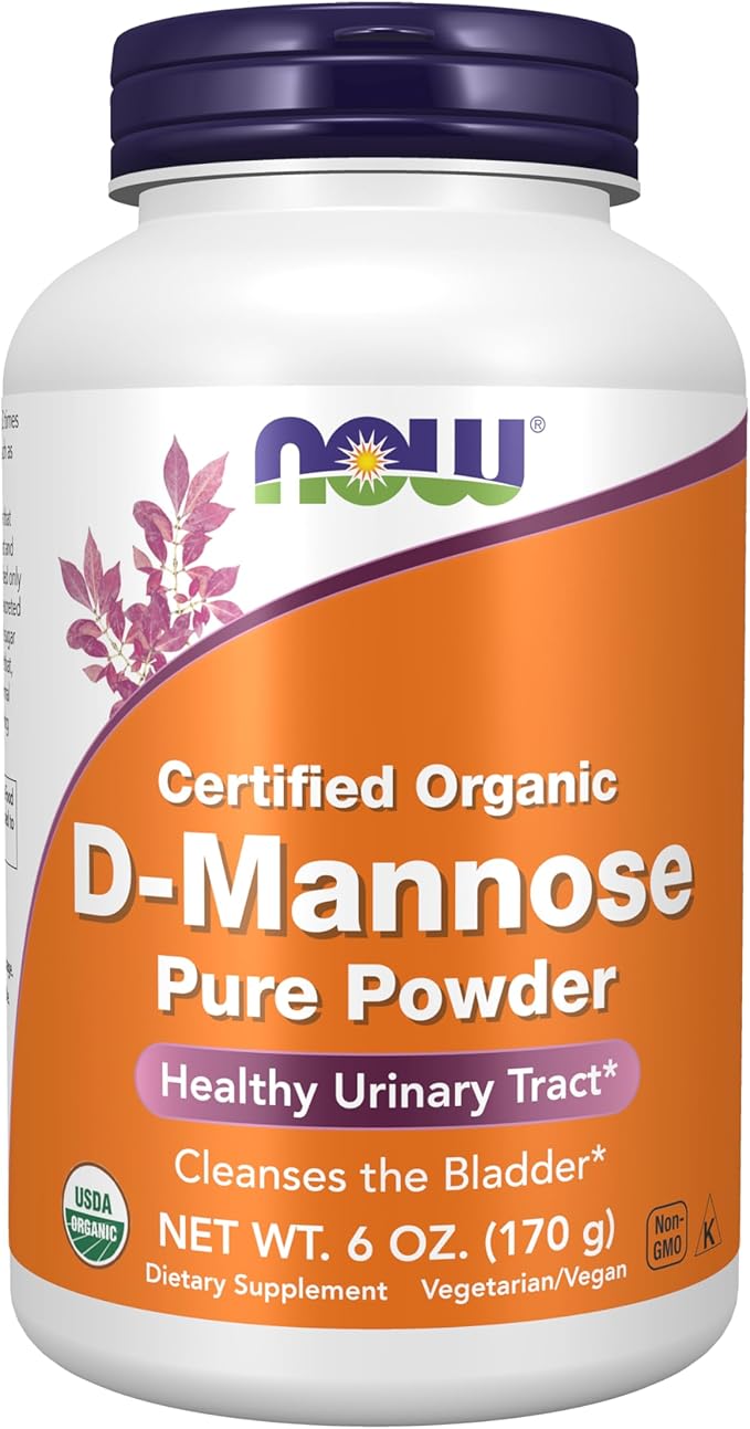 NOW Foods Supplements D-Mannose Powder Non-GMO Project Verified Healthy Urinary Tract* 6-Ounce