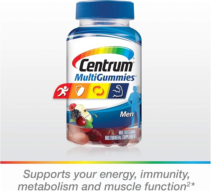 Centrum MultiGummies Gummy Multivitamin For Women 50 Plus With Vitamin D3 B6 And B12 Multivitamin/Multimineral Supplement - 90 Count