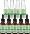LOVITA 9-Pack Propolis Immune Bundle - 5 Liquid Extract Drops &amp 4 Throat Sprays Alcohol-Free Antioxidant Maximum Strength Bee Propolis (9 Pc Set)