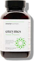 SMARTERNUTRITION Vegan Digestive Enzymes - Digestion Bloating &amp Gut Health Support with 16 Multi Enzymes for Nutrient Absorption &amp Meal Time Comfort for Both Men &amp Women - 90 Count[30-Day
