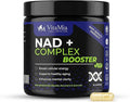VitaMia NAD+ Complex Booster 30 Capsules – NAD Supplement with Nicotinamide Riboside Resveratrol &amp Quercetin for Cellular Energy Focus &amp Healthy Aging Support – NAD Plus Formula for Men &am