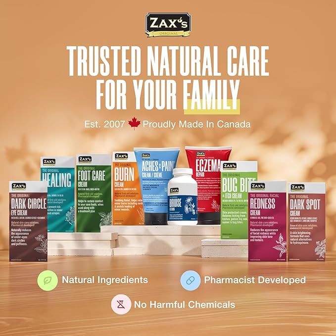 ZAX'S Bruise Vitamin Pharmacist Developed Bruising Supplements Potent Bruising Swelling Reducer Zinc Vitamin K D3 Ascorbic Acid Citrus Bioflavonoids 60 Caps Combine Arnica Bruise Cream