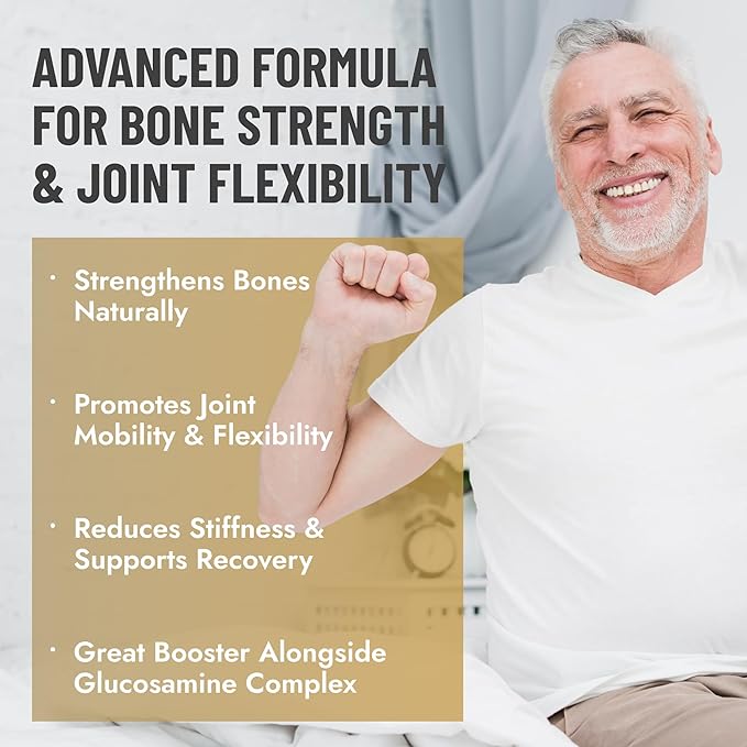 Helps Preserve Muscle After 40 | Clinically Studied Polycan Beta-Glucan | Supports Strength Bone Density &amp Joint Mobility | 40+ Scientific Studies | 60 Caps
