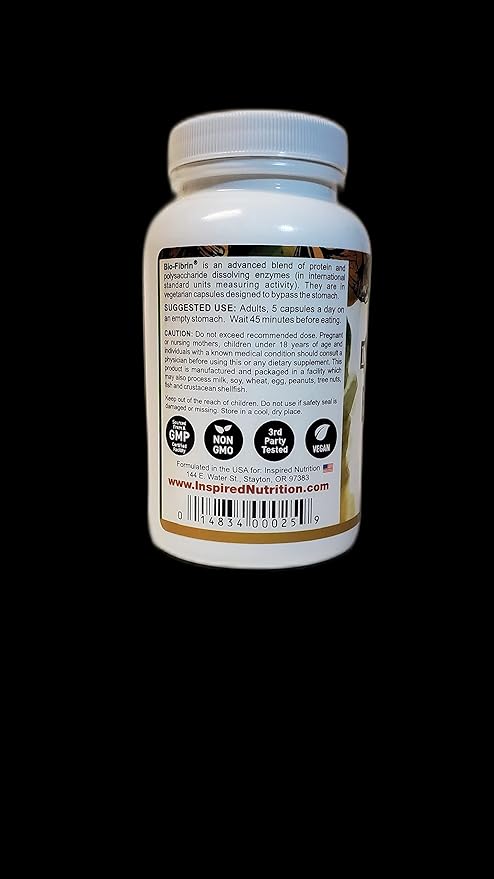 Bio-Fibrin® Multi-Enzyme Formula – Supports Healthy Fibrin Breakdown Promotes Scar Tissue Reduction &amp Immune Resilience – Serrapeptase Nattokinase &amp Proteolytic Enzymes – 150 Caps- Formulate