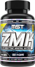 MST ZMK (Zinc &amp Magnesium as Krebs Chelates (as Citrate Fumarate Malate Succinate Alpha-Keto-Glutarate. With Mineral Support Blend &amp Trace Minerals. Support ATP Sleep Muscle Recovery 12