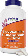 Now Glucosamine &amp Chondroitin with MSM 300 Capsules