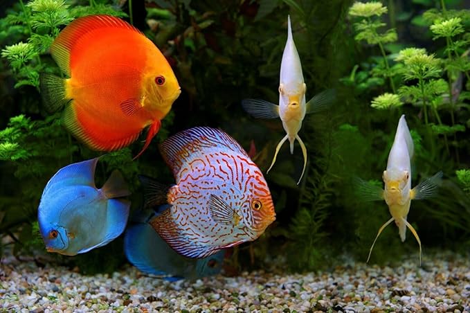 Aquatic Foods Inc. Arctic Krill Flakes which Contain Natural Carotenoids &amp Astaxanthin That Will Enhance The Vibrant Colors of Fish for All Tropical and Marine Fish...WL 1-lb 2oz Lg Jar