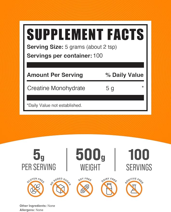 BulkSupplements Creatine 500g + Citrulline Malate 500g Bundle