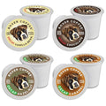 Boxer Coffee Swiss Water Decaf Cozy Classics Variety Naturally Flavored Pods compatible with Keurig K-Cup 48 count - Vanilla Chocolate Hazelnut Caramel