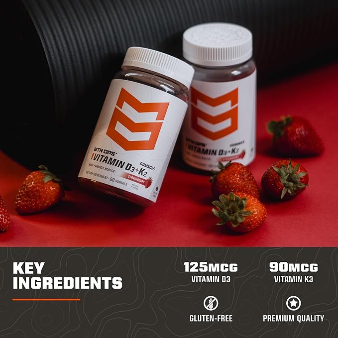 MTN OPS Slumber Vitamin D3 + K2 &amp Immune Gummies Bundle