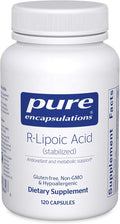 Pure Encapsulations R-Lipoic Acid (Stabilized) | Hypoallergenic Supplement with Enhanced Antioxidant Protection and Metabolic Support | 120 Capsules