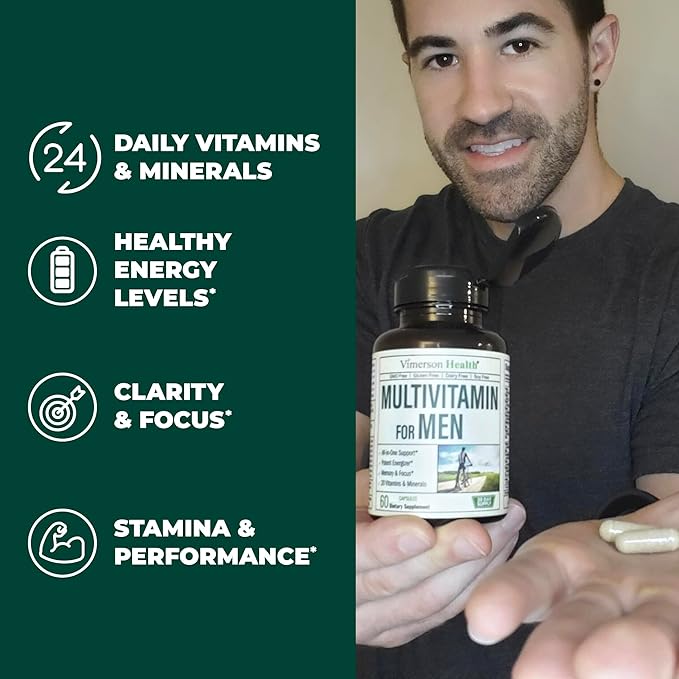 Glucosamine Chondroitin Turmeric MSM + Men’s Multivitamin 2-Bottle Supplement Bundle for Him. Joint Health Inflammatory Response Immune Support Antioxidant Properties
