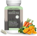 Mountain Peak Nutritionals Ultra High Multivitamin for Men &amp Women - with Vitamins A B12 B6 C D E Magnesium Zinc Folic Acid Digestive Enzymes &amp Probiotics (180 Vegetarian Capsules)