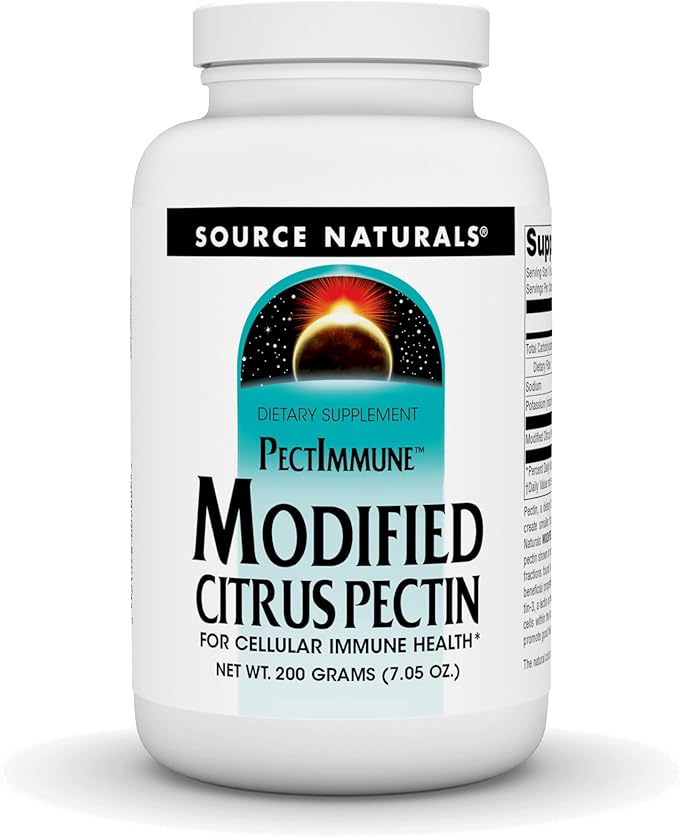 Source Naturals Modified Citrus Pectin Powder for Cellular Immune Health200 Grams