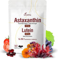 VivoNu Lutein 40mg with Zeaxanthin – Enhanced with Astaxanthin 12mg from Microalgae – 14-in-1 Antioxidant &amp Eye Support Formula – 180 Day Supply