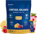 Cortisol Drink Mix Cortisol Supplements for Women Men with Magnesium Glycinate Ashwagandha L-Theanine Vitamin D 3 for Sleep &amp Relaxation On The Go 30 Ct (Raspberry Lemonade Flavor)