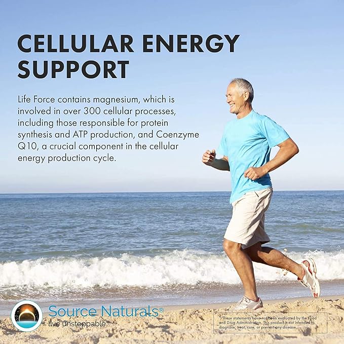 Source Naturals Life Force Multiple No Iron Energy Activator Complete Bio-Aligned Daily Vitamin - 90 Tablets