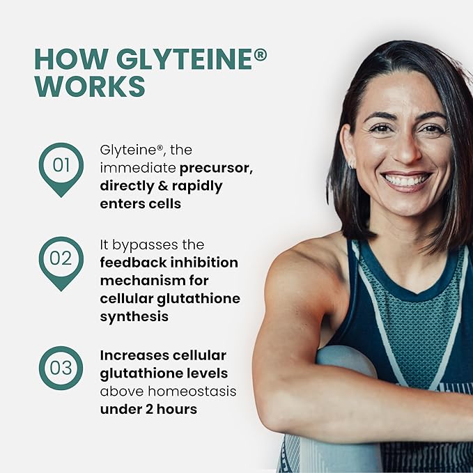 CONTINUAL - G Powder - Clinically Proven Cellular Glutathione Precursor | Benefit of Glyteine &amp Sunfiber | Immune Support Master Antioxidant Detox Brain Health &amp Skin Care | 40 Sachets