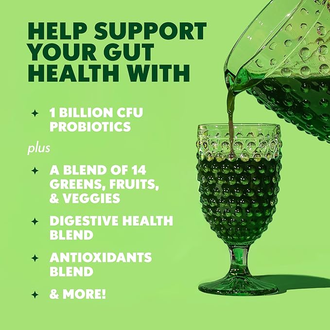 Amazing Grass Greens Blend Superfood: Super Greens Powder Smoothie Mix with Spirulina Chlorella Beet Root Powder Digestive Enzymes Prebiotics &amp Probiotics Original 15 Servings (Packaging May