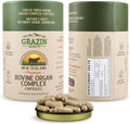 Grass Fed Bovine Organ Complex: Liver Spleen Kidney Heart Pancreas (600 Mg per Organ per Capsule) 3000 Mg per Serving (30 Servings)