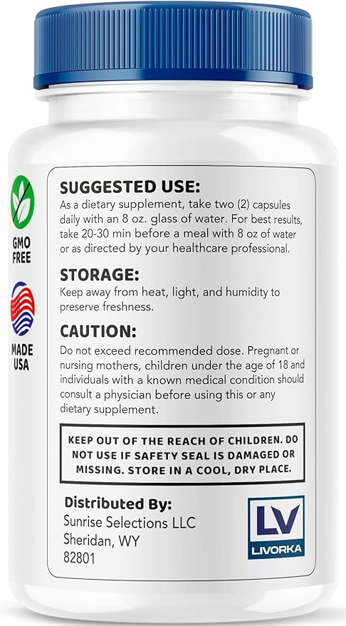 LIVORKA (5 Pack Sciatisoothe - Sciatisoothe Vitamins Sciatisooth Sciati Soothe Supplement Sciati Soothe Capsules Sciatic Sooth 300 Capsules for 5 Months