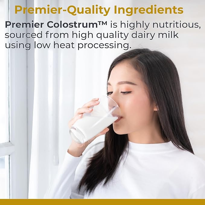 Premier Research Labs Colostrum-IgG Powder - Colostrum Supplement Bovine Colostrum for Humans Cow Colostrum for Immune Health Superfood with Lactoferrin Amino Acids Nucleotides - 5 oz (150 g)