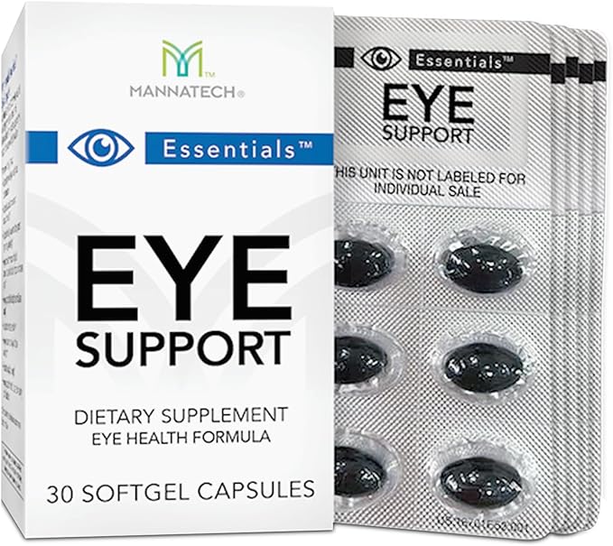 Mannatech Eye Care Supplement Supports General Eye Health Sight Care Supplement w/Lutein &amp Zeaxanthin. Eye Support 30 Softgels.