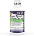 Vital Earth Minerals Super Strength Humic Minerals – Fulvic Acid Supplement with 70+ Trace Minerals Electrolytes for Detox &amp Digestion 32 Oz + 1 Oz Cup