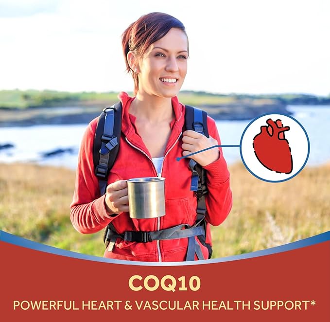 Doctor's Recipes CoQ10 200mg Softgels &amp Vitamin D3 K2 Softgels Bundle Coq10 240ct for Heart Heath Vitamin D3 K2 120ct for Immune and Bone Health Support