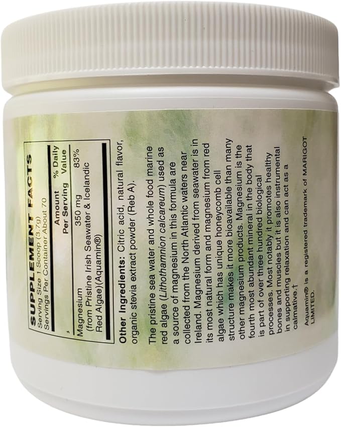 Holly Hill Health Foods Whole Food Magnesium Powder 9.13 Ounces