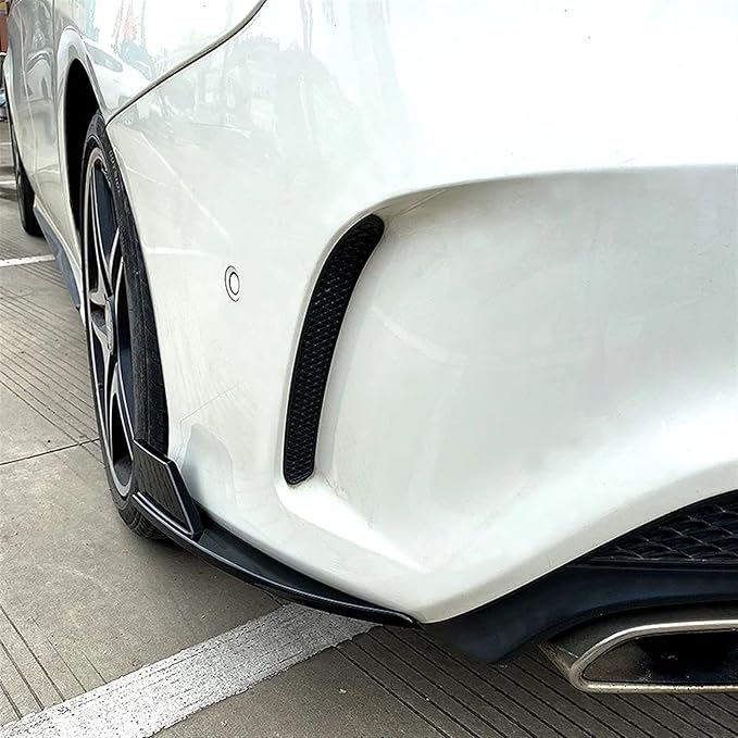 Kiyah Rear Bumper Lip Diffuser Side Spoiler Splitter Compatible for Mercedes Benz CLA Class C117 CLA180 200 CLA45 AMG 2013-2019 Body Kits(Glossy Black)