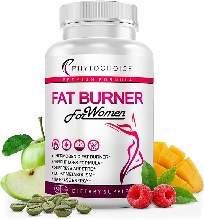 Belly Fat Burner for Women – Powerful Weight Loss Pills That Target Stubborn Belly &amp Thigh Fat – Thermogenic Metabolism Booster Appetite Suppressant &amp Bloating Relief – Advanced Slimming Form
