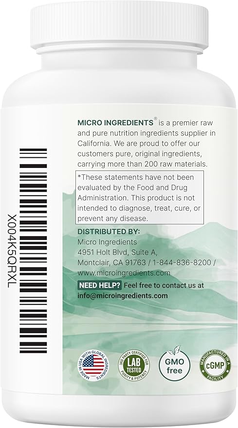 Lithium Orotate 10mg 240 Veggie Capsules | 5mg Per Capsules | High Bioavailability Trace Mineral | Healthy Aging Brain Supplement &amp Mood Support | Non-GMO Gluten Free